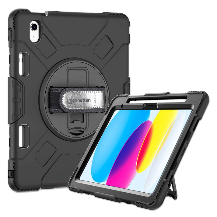 Funda rígida de uso rudo para iPad® de 10.9 pulgadas (996518) Manhattan - Funda rígida de uso rudo para iPad® de 10.9 pulgadas (996518) Manhattan -